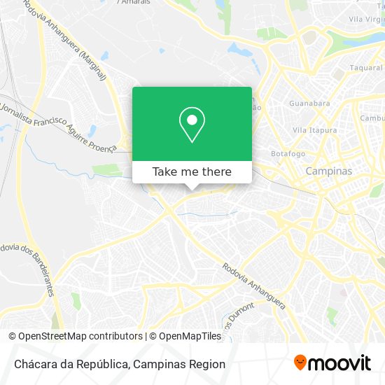 Chácara da República map