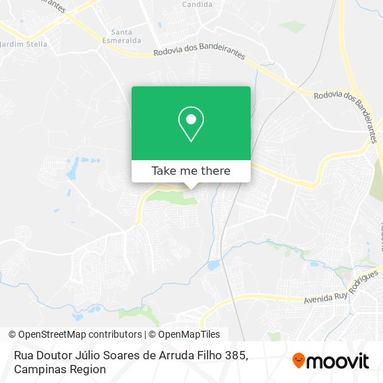 Rua Doutor Júlio Soares de Arruda Filho 385 map