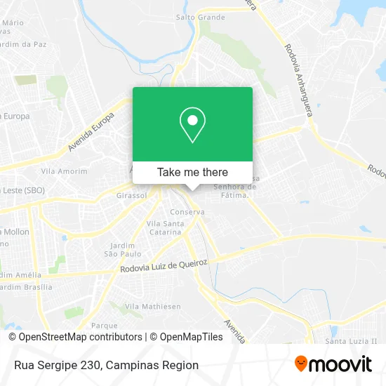 Rua Sergipe 230 map