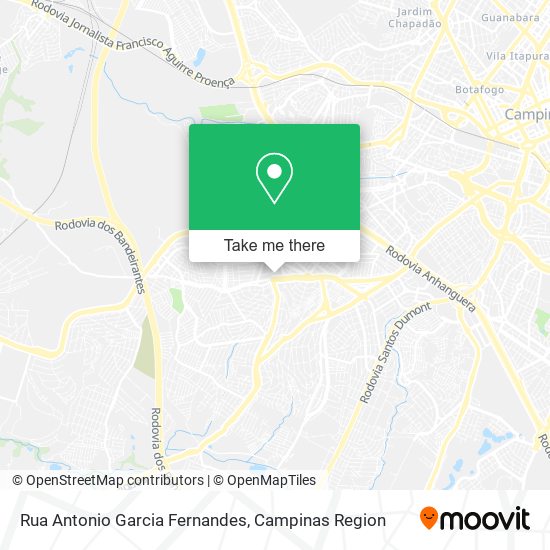 Rua Antonio Garcia Fernandes map