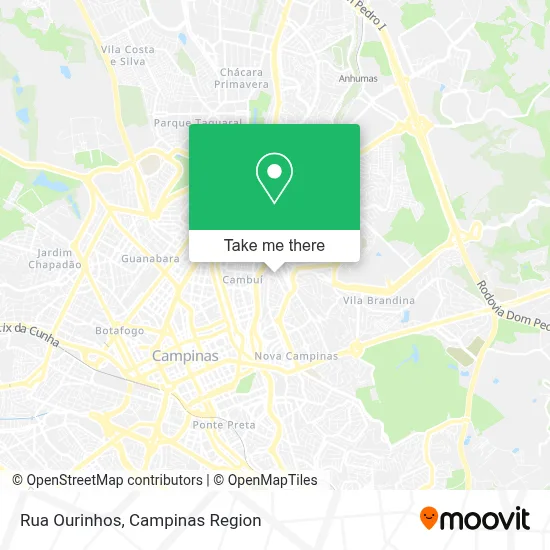 Rua Ourinhos map