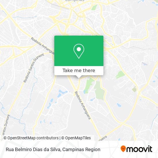 Mapa Rua Belmiro Dias da Silva
