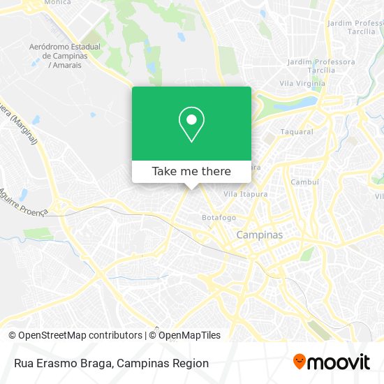 Mapa Rua Erasmo Braga