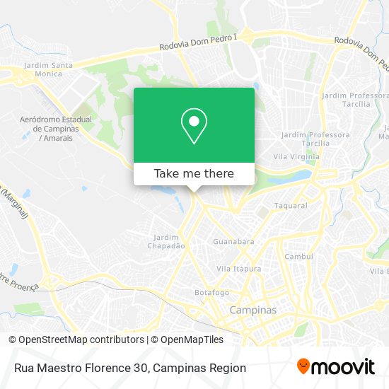 Rua Maestro Florence 30 map