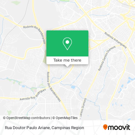 Mapa Rua Doutor Paulo Ariane