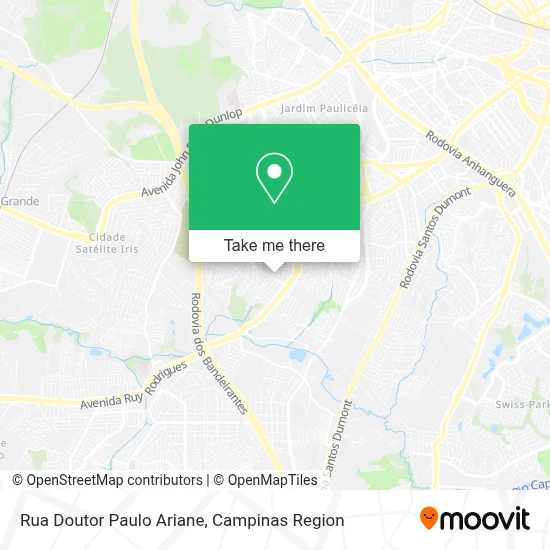 Rua Doutor Paulo Ariane map
