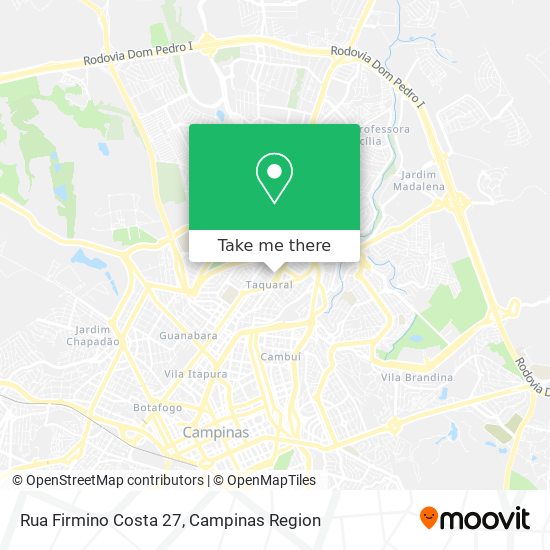 Mapa Rua Firmino Costa 27