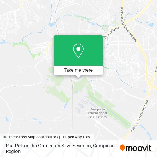 Rua Petronilha Gomes da Silva Severino map