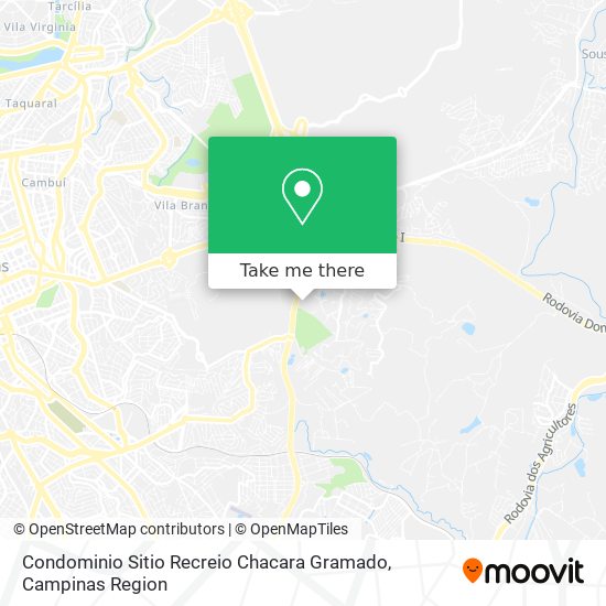 Condominio Sitio Recreio Chacara Gramado map