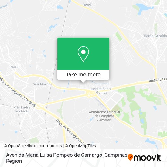 Avenida Maria Luísa Pompêo de Camargo map