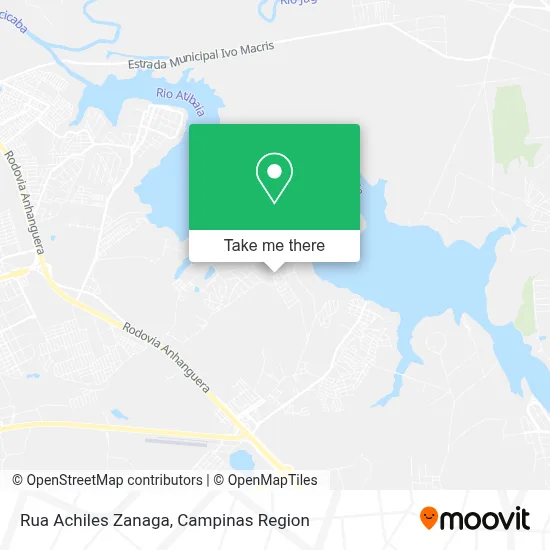 Rua Achiles Zanaga map