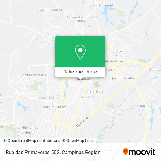 Rua das Primaveras 502 map