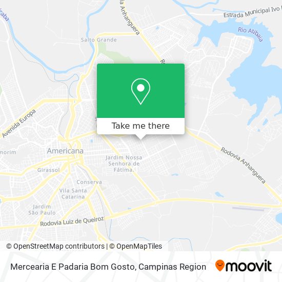 Mercearia E Padaria Bom Gosto map