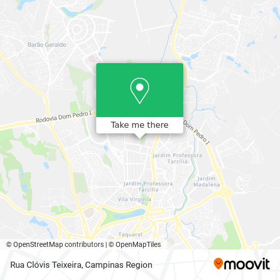 Mapa Rua Clóvis Teixeira