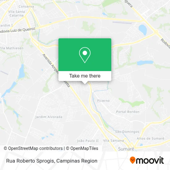 Rua Roberto Sprogis map