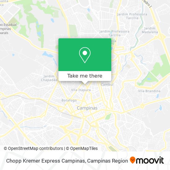 Chopp Kremer Express Campinas map