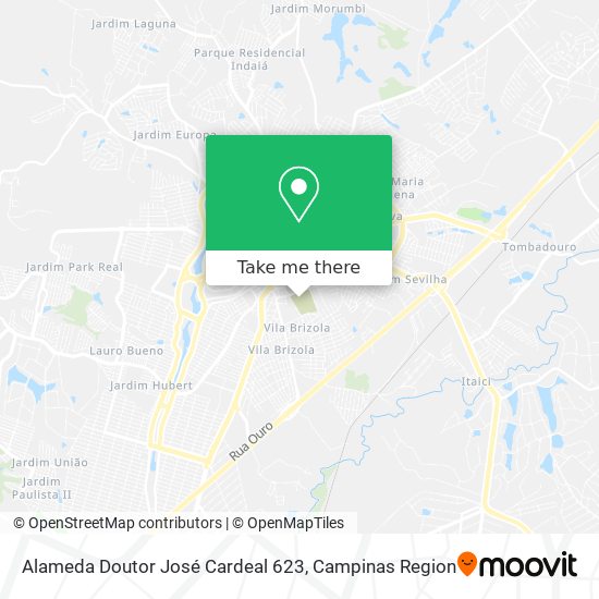 Alameda Doutor José Cardeal 623 map