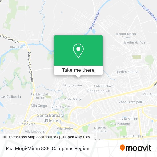 Rua Mogi-Mirim 838 map