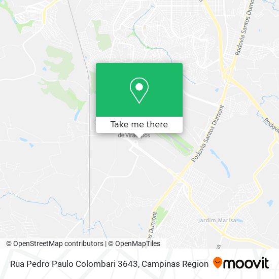 Rua Pedro Paulo Colombari 3643 map