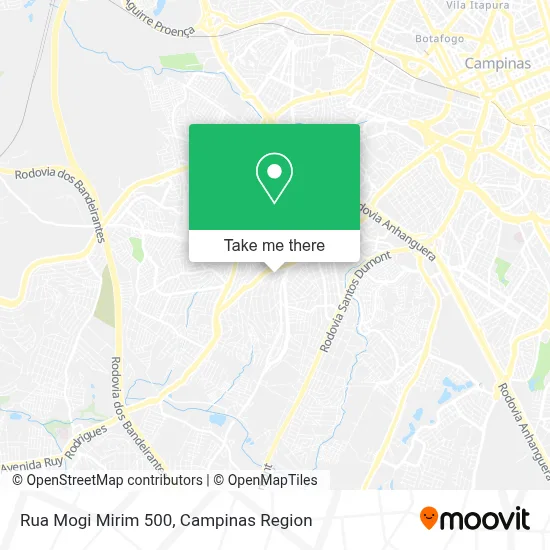 Rua Mogi Mirim 500 map