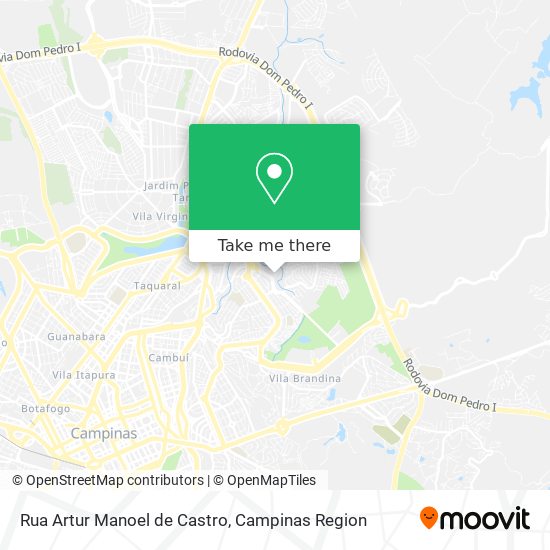 Rua Artur Manoel de Castro map