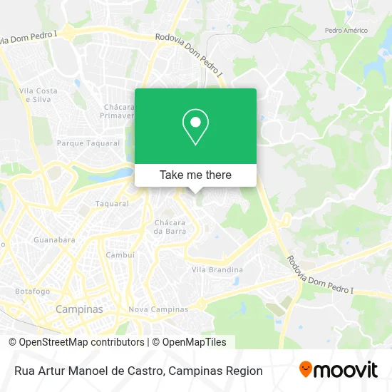Rua Artur Manoel de Castro map