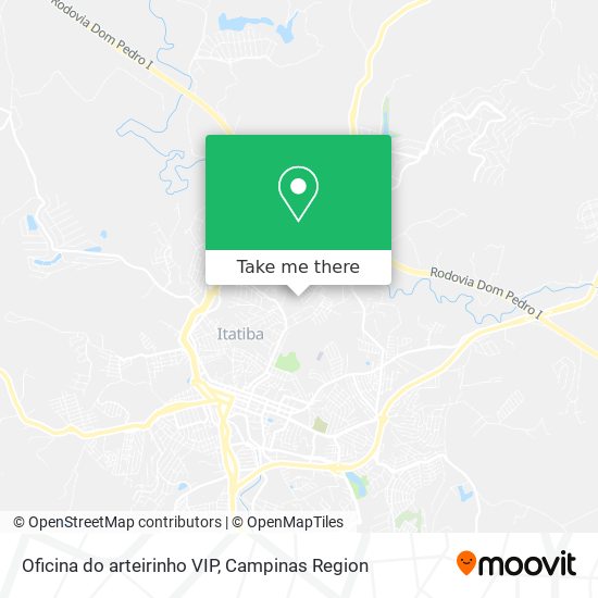 Mapa Oficina do arteirinho VIP