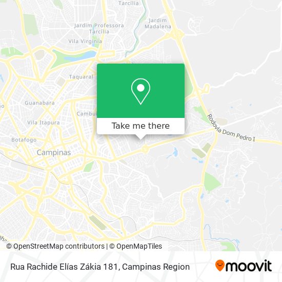 Mapa Rua Rachide Elías Zákia 181