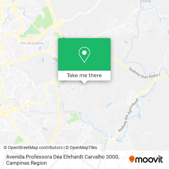 Mapa Avenida Professora Déa Ehrhardt Carvalho 3000