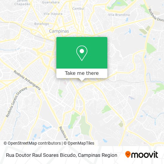 Rua Doutor Raul Soares Bicudo map
