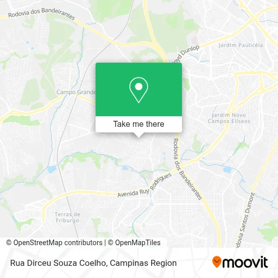 Rua Dirceu Souza Coelho map