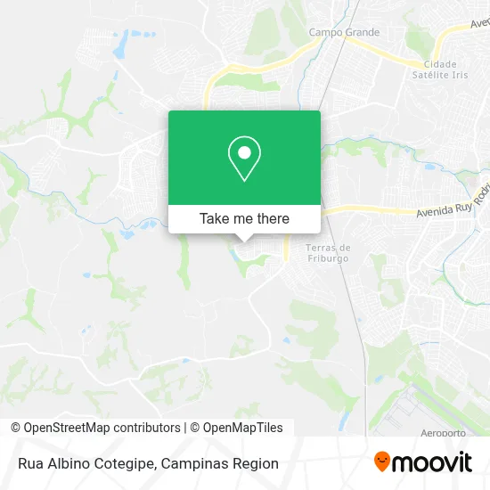 Rua Albino Cotegipe map
