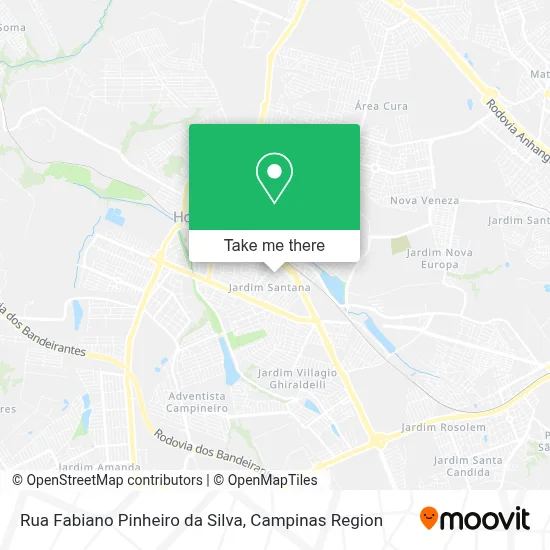 Rua Fabiano Pinheiro da Silva map
