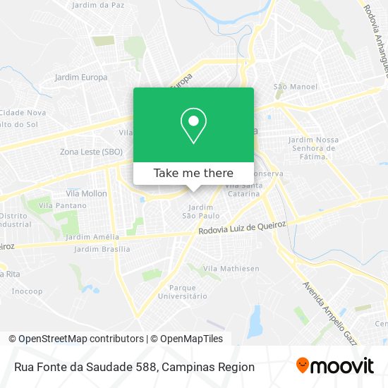 Rua Fonte da Saudade 588 map
