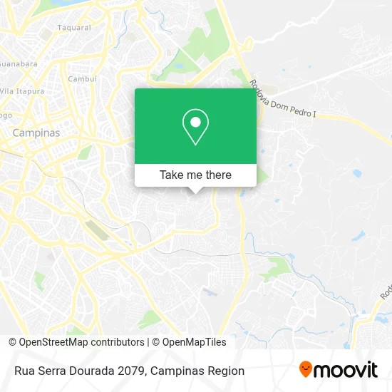 Rua Serra Dourada 2079 map