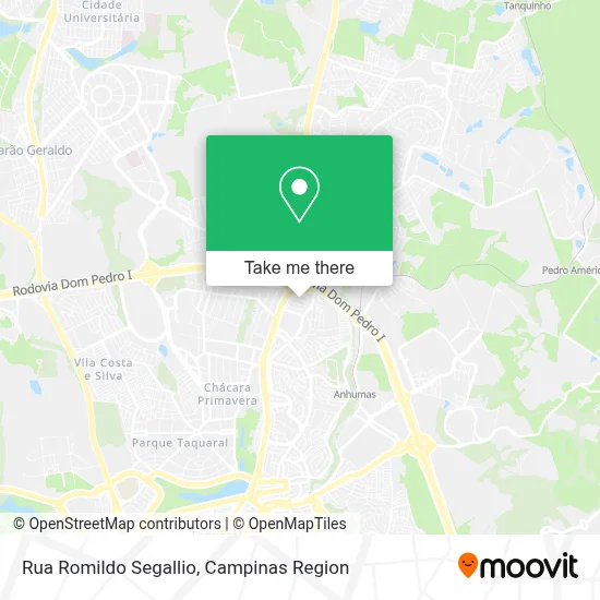 Rua Romildo Segallio map
