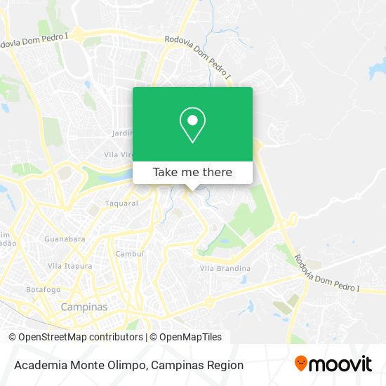 Mapa Academia Monte Olimpo