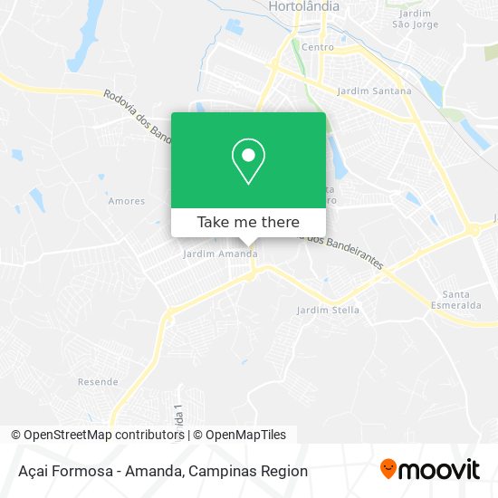 Açai Formosa - Amanda map
