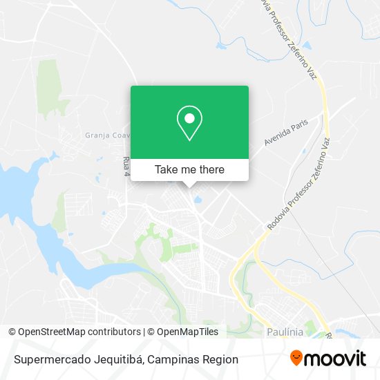 Mapa Supermercado Jequitibá