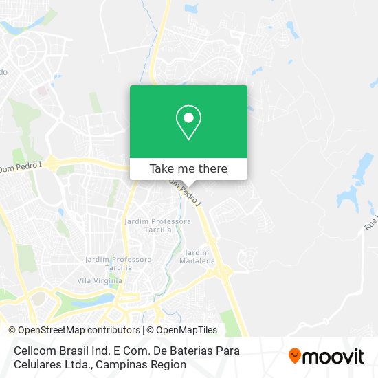 Cellcom Brasil Ind. E Com. De Baterias Para Celulares Ltda. map