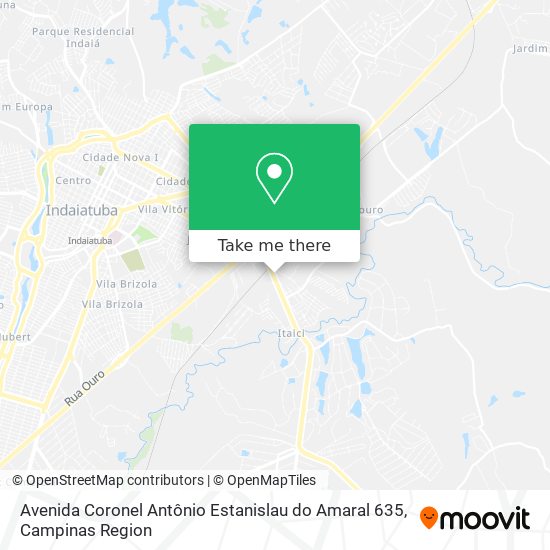 Avenida Coronel Antônio Estanislau do Amaral 635 map