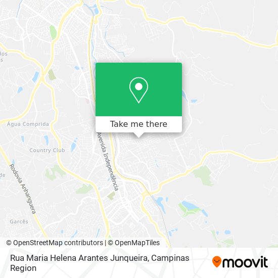Mapa Rua Maria Helena Arantes Junqueira