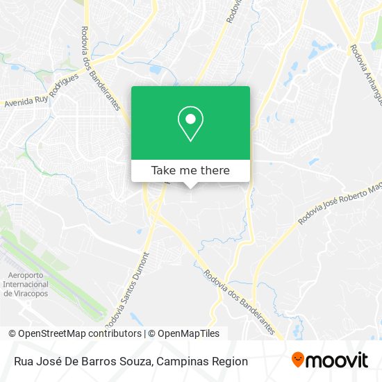 Rua José De Barros Souza map