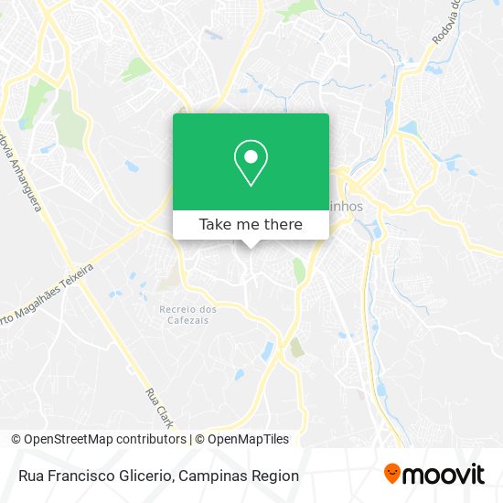 Rua Francisco Glicerio map