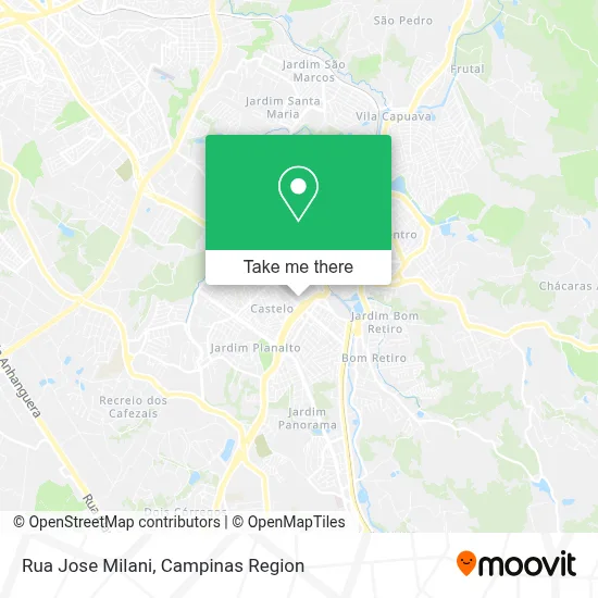 Rua Jose Milani map