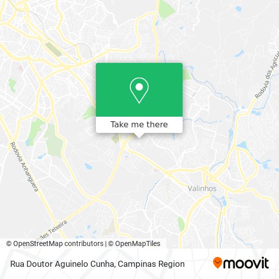 Rua Doutor Aguinelo Cunha map