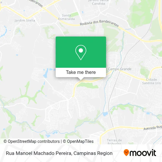 Rua Manoel Machado Pereira map