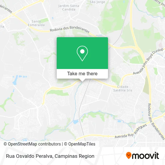 Rua Osvaldo Peralva map
