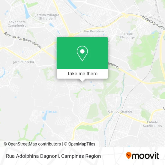 Rua Adolphina Dagnoni map