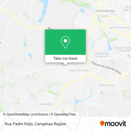 Rua Padre Feijó map